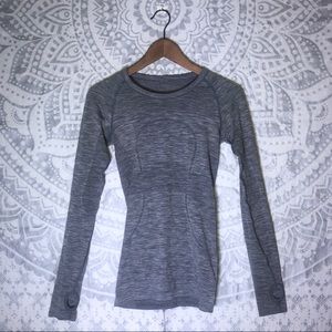 Long Sleeve Grey Lululemon Shirt